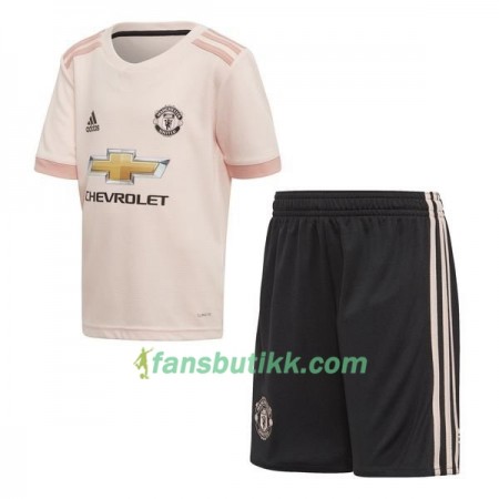 Fotballdrakt Manchester United Barn Bortetrøye 2018-2019 Kortermet